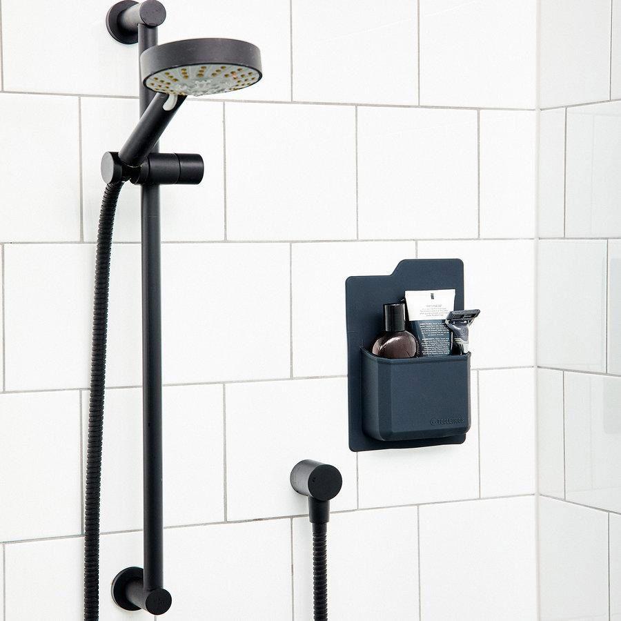 Tooletries - Harvey & Oliver - Mirror and Shower Caddy Set - Black