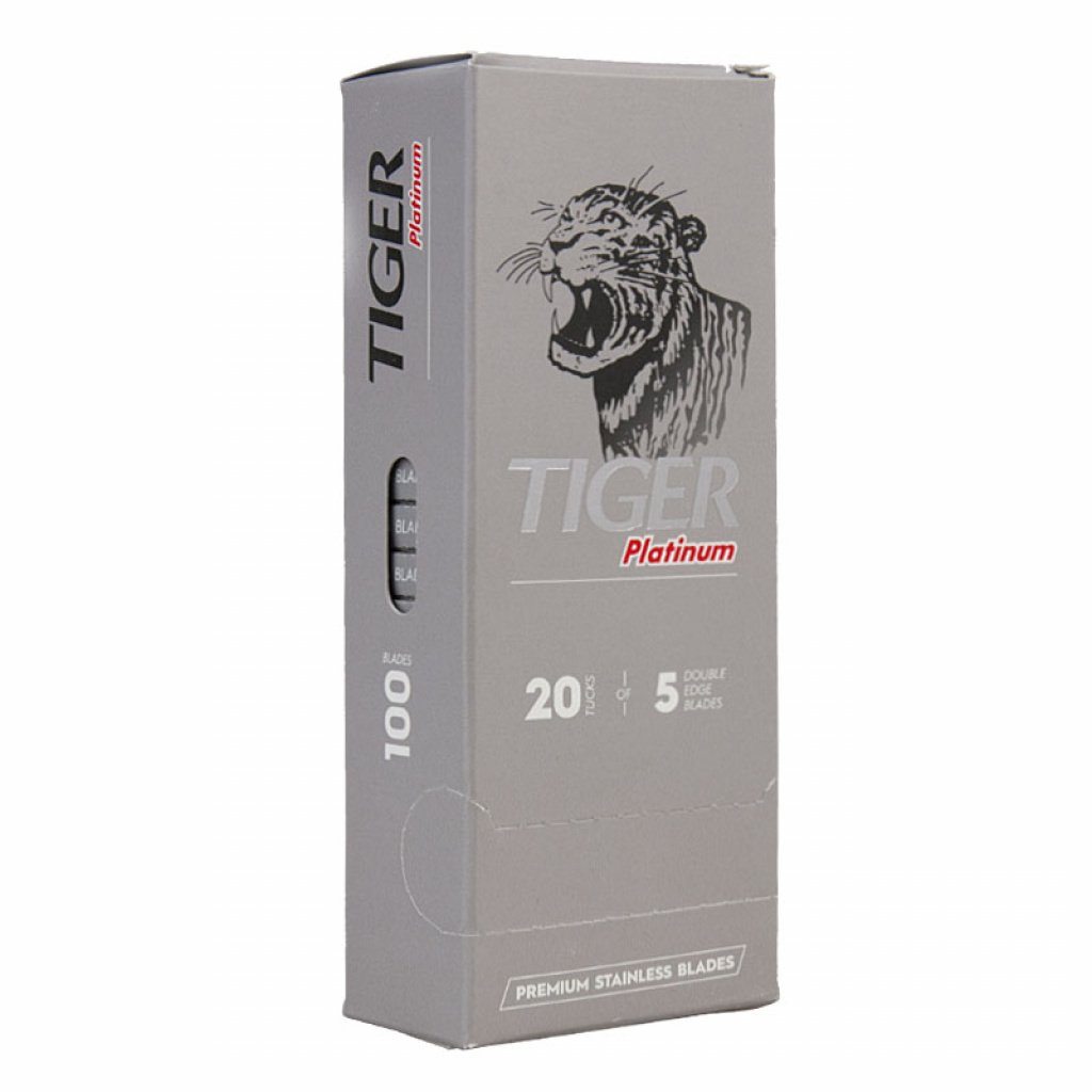 100 Tiger Platinum Double Edge Razor Safety Blades Razor Blades Other 