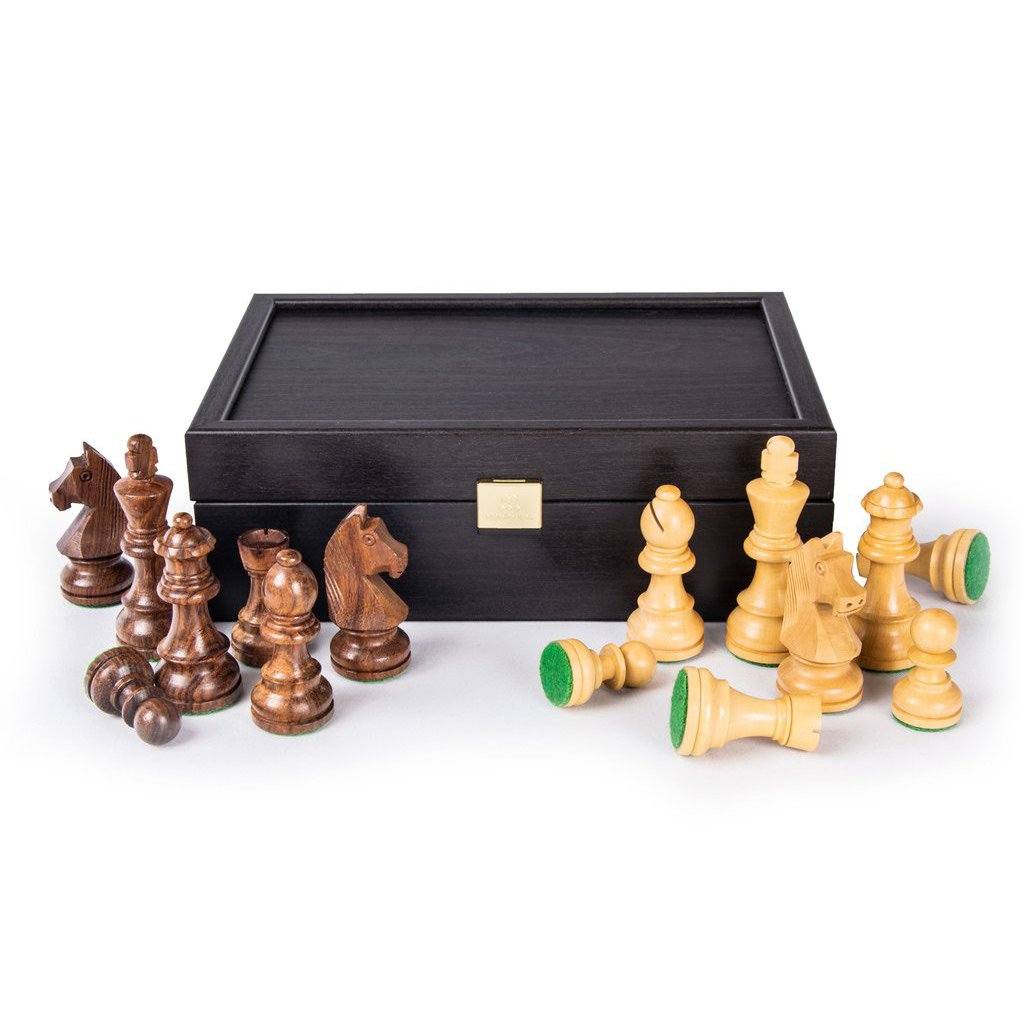 Manopoulos Wenge Wood Storage Case for Chessmen Storage Case Manopoulos 